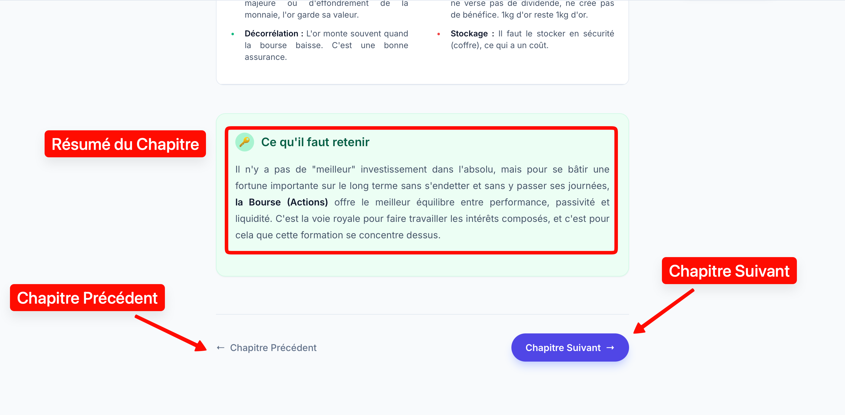 Bas de page d'un chapitre